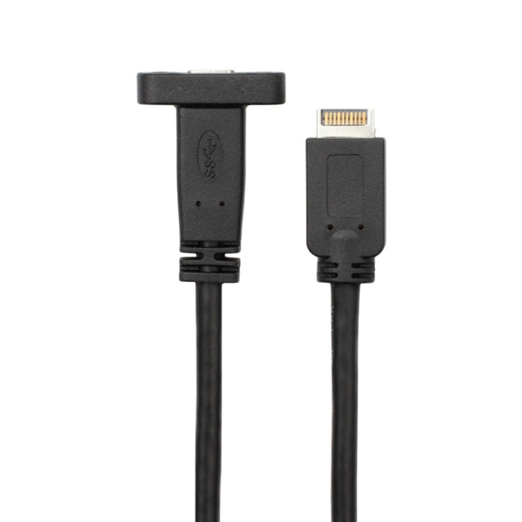 USB 3.1 Type-E to USB-C / Type-C Back Baffle Cable