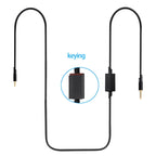 ZS0179 Gaming Headphone Audio Cable for Logitech ASTRO A10 A40, PS4, Cable Length: 2m