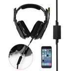 ZS0179 Gaming Headphone Audio Cable for Logitech ASTRO A10 A40, PS4, Cable Length: 2m