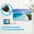 Type-E Female 90 Degrees Elbow to USB-C / Type-C Male Computer Host Adapter, Type-E Female to Type-C Male