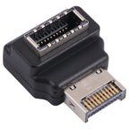 Type-E Female to Male 90 Degrees Elbow Computer Host Adapter, Type-E Female to Male