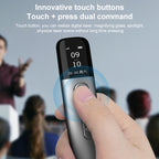 32GB Green Light Multifunctional PPT Touch Laser Page Turning Pen Wireless Presenter, A9 Pro 32GB Green Light(Grey), A9 32GB Green Light(Blue)