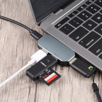 4 in 1 USB-C / Type-C Male to USB-C / Type-C + USB 3.0 + Dual USB Female Adapter, USB 3.0 + Dual USB