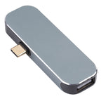 5 in 1 USB-C / Type-C Male to Dual USB-C / Type-C + Dual USB + USB 3.0 Female Adapter, Dual USB-C / Type-C + Dual USB