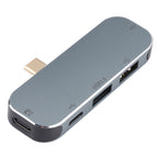 5 in 1 USB-C / Type-C Male to Dual USB-C / Type-C + Dual USB + USB 3.0 Female Adapter, Dual USB-C / Type-C + Dual USB