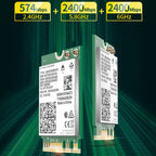 COMFAST AX210 vPro-M 5374Mbps Bluetooth 5.2 Tri-band Wireless Network Card, AX210