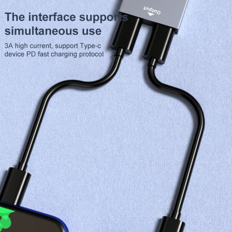 USB-C / Type-C Female to USB-C / Type-C Female 1 to 2 Converter, Type-C Female to Type-C Female
