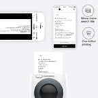 PAPERANG P2 Portable Bluetooth Printer Thermal Photo Phone Wireless Connection Printer, P2 White