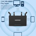COMFAST CF-WR619AC V2 1200Mbps Dual Band Wireless Router, CF-WR619AC V2