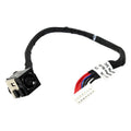 Power Jack Connector With Flex Cable for Dell Inspiron 1440 1550 2420 3420 N4050 M4010 M4040, For Dell Inspiron 1440