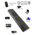Q5 Gyroscope + Voice Foreign Version USB 2.4G Wireless Voice Flying Mouse Remote Control, Support Set-Top Box / Computer, Gyroscope + Voice