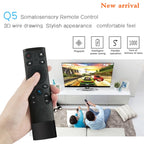 Q5 Voice Foreign Version USB 2.4G Wireless Voice Flying Mouse Remote Control, Support Set-Top Box / Computer, Voice