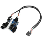 Rocketek HC427 9 Pin USB2.0 HUB Adapter One-to-Four Splitter Circuit Board, One-to-Four