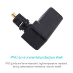 EMK 360 Degree Male to Female Conversion Head Optical Fiber Adapter Audio Adapter, 360 Degree Male to Female