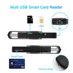 Rocketek CR310-B USB3.0 Multi-function IC Smart Card / SD / TF / SIM Card Reader, CR310-B