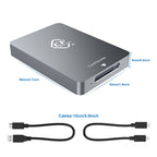 Rocketek CR325 USB3.1 Gen2 CFexpress Type B Card Reader, CFexpress Type A