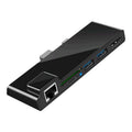 Rocketek SH768 6 in 1 RJ45 / USB 3.0 / HDMI / SD / TF HUB Adapter for Surface Pro 4, For Surface Pro 4 with RJ45