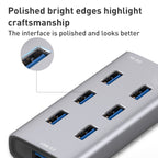 8108 7 Ports USB 3.0 to USB 3.0 HUB, Cable Length: 80cm, 8108