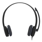 Logitech H151 Wired Headphone Single 3.5mm Earphone Gaming Headset Stereo with MIC, H151