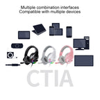 YINDIAO Q2 Head-mounted Wired Gaming Headset with Microphone, Version: Single 3.5mm, Q2 Single 3.5mm(Black)