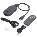 OZQ2-3 4K HDMI 2.0 3 In 1 Out Video Switcher, OZQ2-3