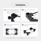 ORICO CPB4-BK-BP Computer Host Bracket with Wheels, CPB4-BK-BP