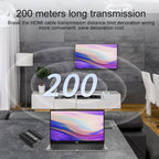 Measy ET1820 HDMI Extender Transmitter and Receiver Converter, POE Single Power Supply, Transmission Distance: 200m, ET1820