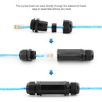 RJ45 Waterproof Connector Double Head Lan Coupler Adapter, RJ45 Waterproof Coupler