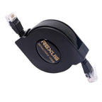 REXLIS 1m CAT6 Retractable Flat RJ45 Ethernet Network LAN Cable, Length: 1m