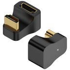 A8K-15 8K HDMI Male to HDMI Female U-bend Adapter, A8K-15