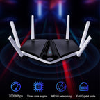 COMFAST CF-WR633AX 1800Mbps WiFi6 Dual Band Gigabit Router, CF-WR633AX