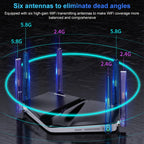 COMFAST CF-WR633AX 1800Mbps WiFi6 Dual Band Gigabit Router, CF-WR633AX