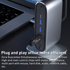 BYL-2201 12 in 1 USB-C / Type-C HUB Adapter, BYL-2201