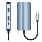 BYL-2106 7 in 1 USB-C / Type-C to USB Docking Station HUB Adapter, BYL-2106