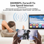 ZX-R08 300Mbps 2.4G WiFi Repeater Signal Amplifier, US Plug, 300Mbps