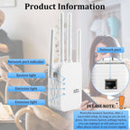ZX-R08 300Mbps 2.4G WiFi Repeater Signal Amplifier, US Plug, 300Mbps