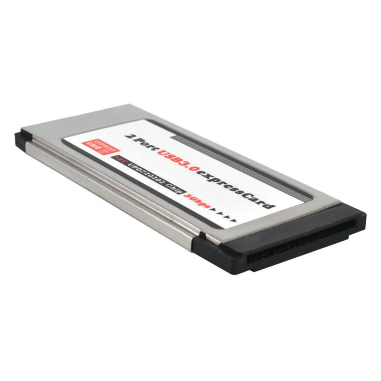2 Ports USB 3.0 5Gbps PCI 34mm Slot Express Card for Laptop / Notebook, 34mm