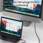 BYL-2308 6 in 1 USB-C / Type-C to USB3.2 + Gigabit Internet + HDTV HUB Adapter, BYL-2308