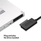 Professional USB 3.0 to 7+6Pin Slimline SATA Cable Adapter Indicator, USB 3.0