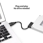 Professional USB 3.0 to 7+6Pin Slimline SATA Cable Adapter Indicator, USB 3.0