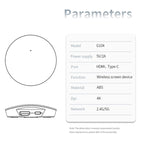 G104 4K Smart Same Screen Device 2.4G / 5G Wireless Display Dongle Adapter, G104