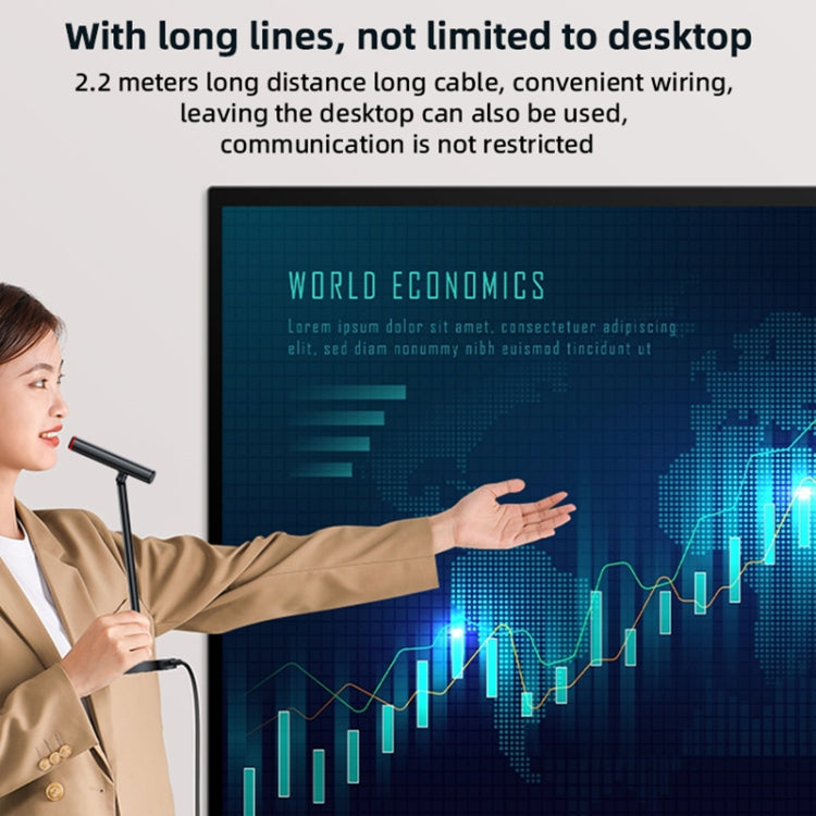 YESIDO KR18 360 Degree Omnidirectional Desktop Noise USB Canceling Microphone, KR18