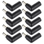 10 PCS 4.5 x 3.0mm Female to 5.5 x 2.1mm Male Plug Elbow Adapter Connector, 4.5x3.0mm to 5.5x2.1mm