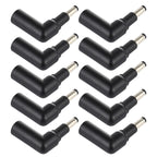 10 PCS 4.5 x 3.0mm Female to 4.8 x 1.7mm Male Plug Elbow Adapter Connector, 4.5x3.0mm to 4.8x1.7mm