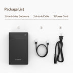 ORICO 3599U3 2.5 / 3.5 inch Portable USB3.0 Hard-Drive Enclosure, US Plug, US Plug
