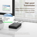 ORICO 3599U3 2.5 / 3.5 inch Portable USB3.0 Hard-Drive Enclosure, US Plug, US Plug