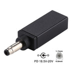 PD 18.5V-20V 4.8x1.7mm Male Adapter Connector, 4.8x1.7mm