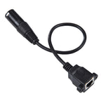 3-pin XLR Male to RJ45 Female Ethernet LAN Network Extension Cable, Cable Length: 30cm, 3-pin XLR Male to RJ45 Female