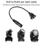 3-pin XLR Male to RJ45 Female Ethernet LAN Network Extension Cable, Cable Length: 30cm, 3-pin XLR Male to RJ45 Female