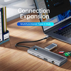 ORICO PW11-10P Type-C / USB-C 10-in-1 5Gbps Multifunction Docking Station, PW11-10P